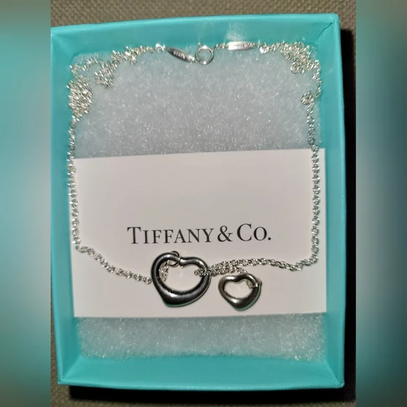 Tiffany & Co. Open Heart Necklace Elsa Peratti